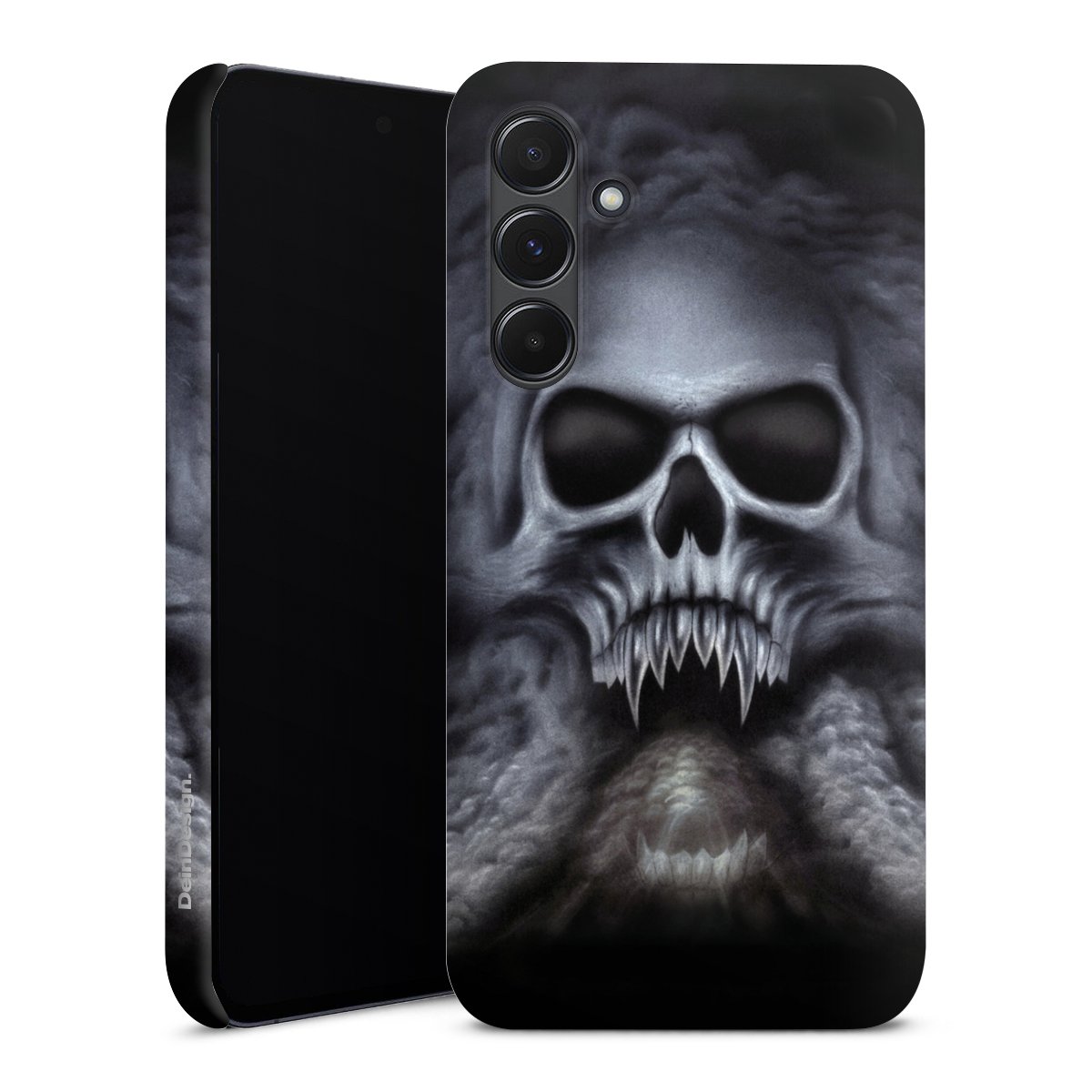 Galaxy A35 5G Handy Premium Case Smartphone Handyhülle Schutzhülle matt Totenkopf Skull Premium Case