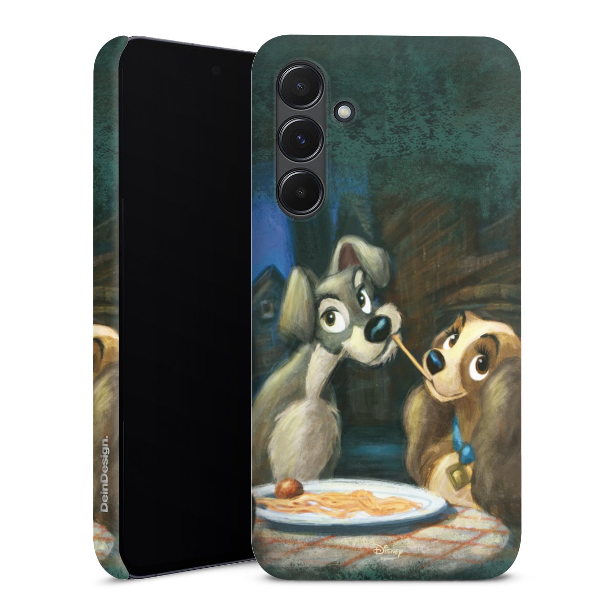 Galaxy A35 5G Handy Premium Case Smartphone Handyhülle Schutzhülle matt Lady And The Tramp Official Licensed Product Disney Premium Case