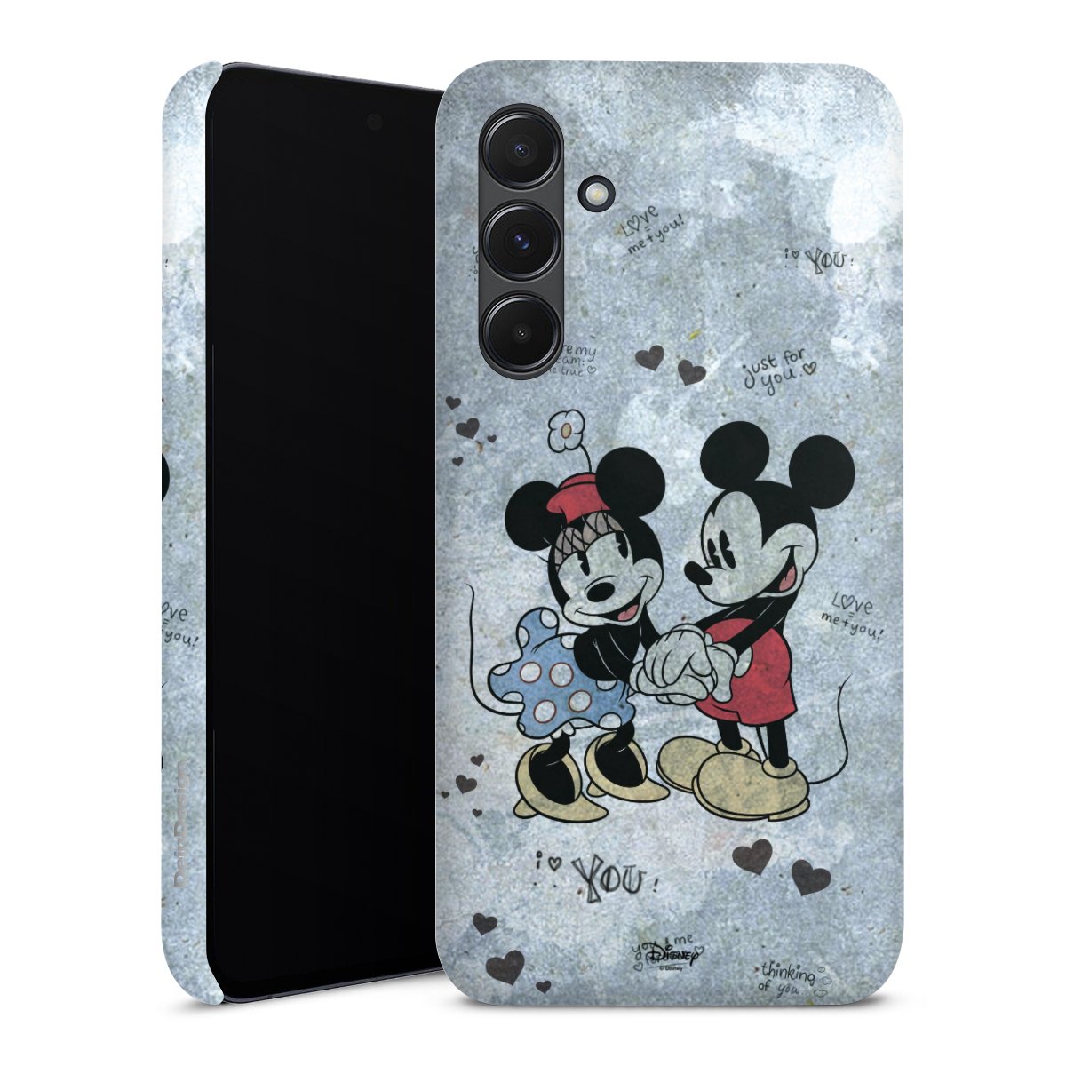 Galaxy A35 5G Handy Premium Case Smartphone Handyhülle Schutzhülle matt Mickey & Minnie Mouse Vintage Disney Premium Case