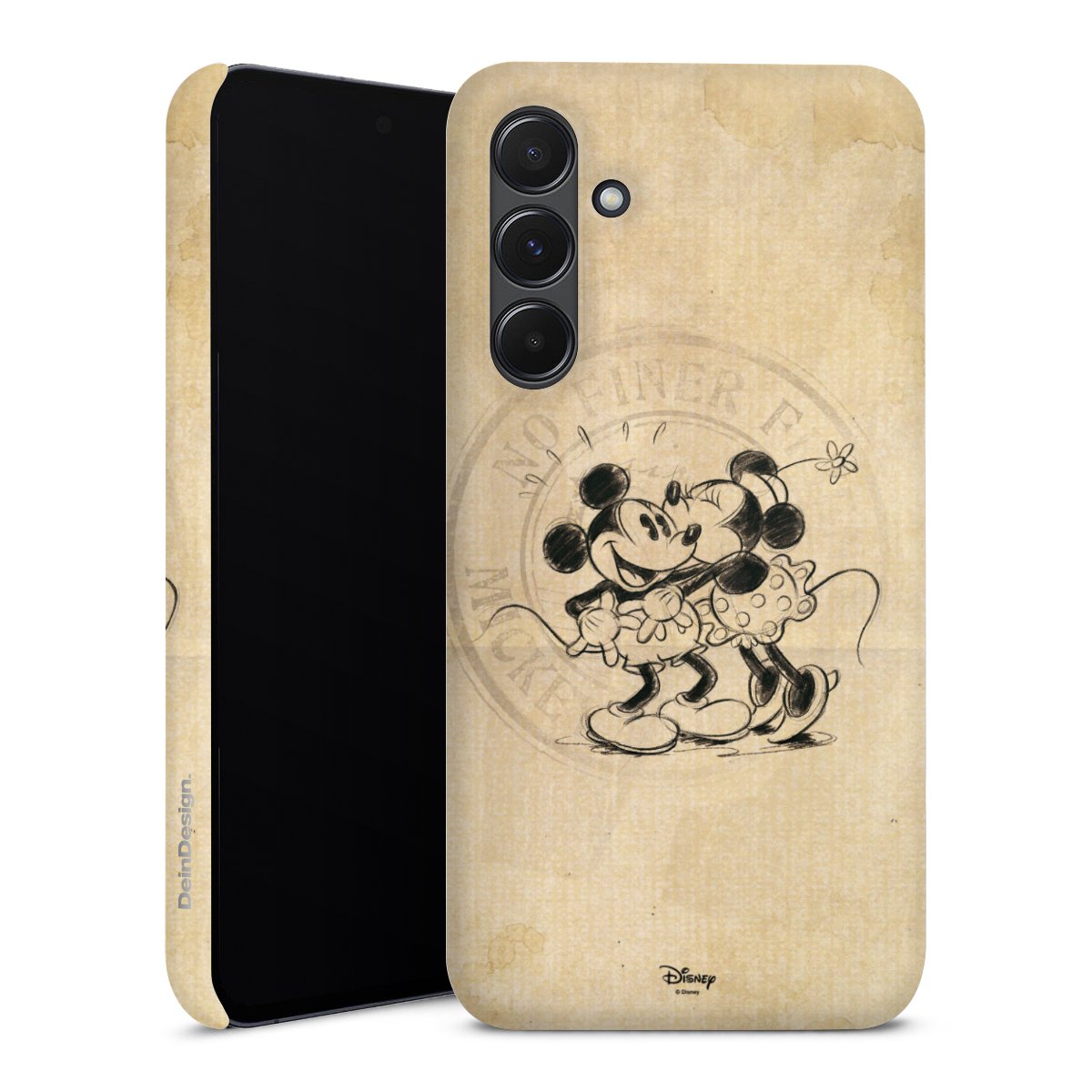 Galaxy A35 5G Handy Premium Case Smartphone Handyhülle Schutzhülle matt Mickey Mouse Vintage Minnie Mouse Premium Case