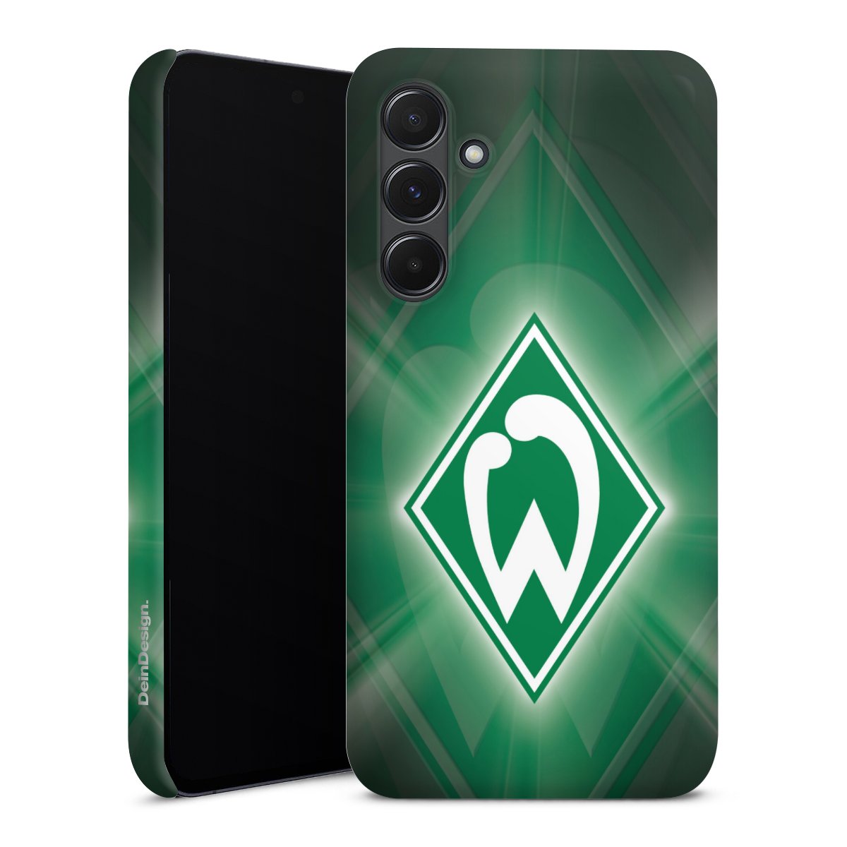 Galaxy A35 5G Handy Premium Case Smartphone Handyhülle Schutzhülle matt Sv Werder Bremen Official Licensed Product Coat Of Arms Premium Case