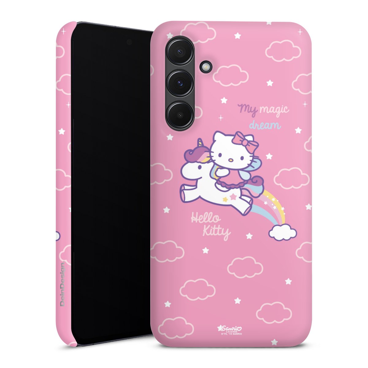 Galaxy A35 5G Handy Premium Case Smartphone Handyhülle Schutzhülle matt Einhorn Official Licensed Product Hello Kitty Premium Case