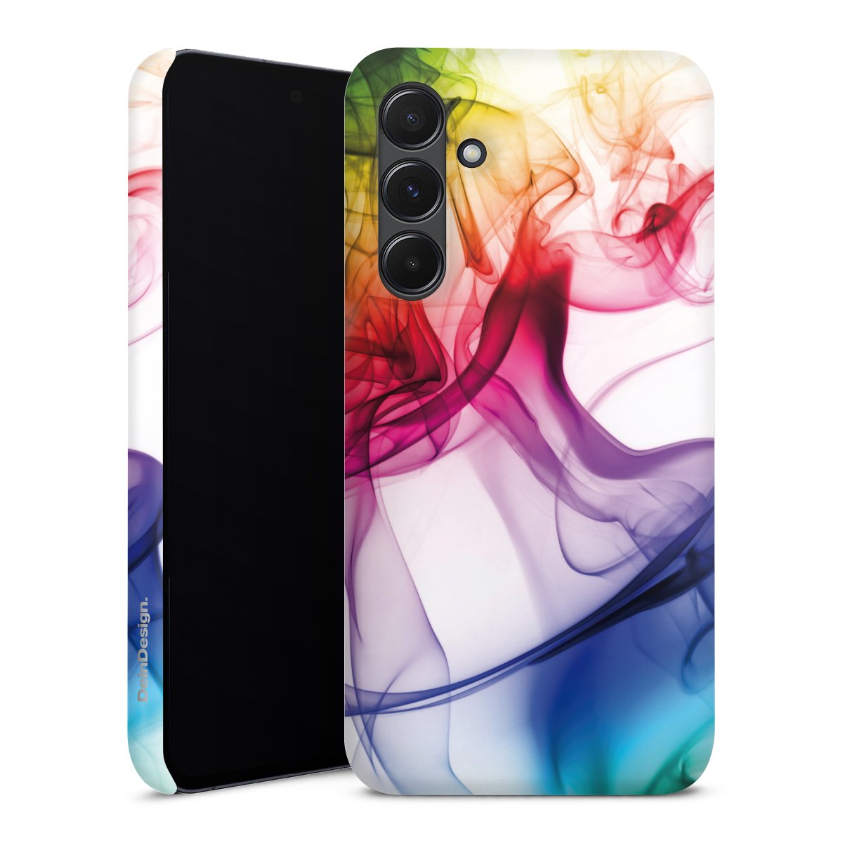 Galaxy A35 5G Handy Premium Case Smartphone Handyhülle Schutzhülle glänzend Water Colour Rainbow Premium Case