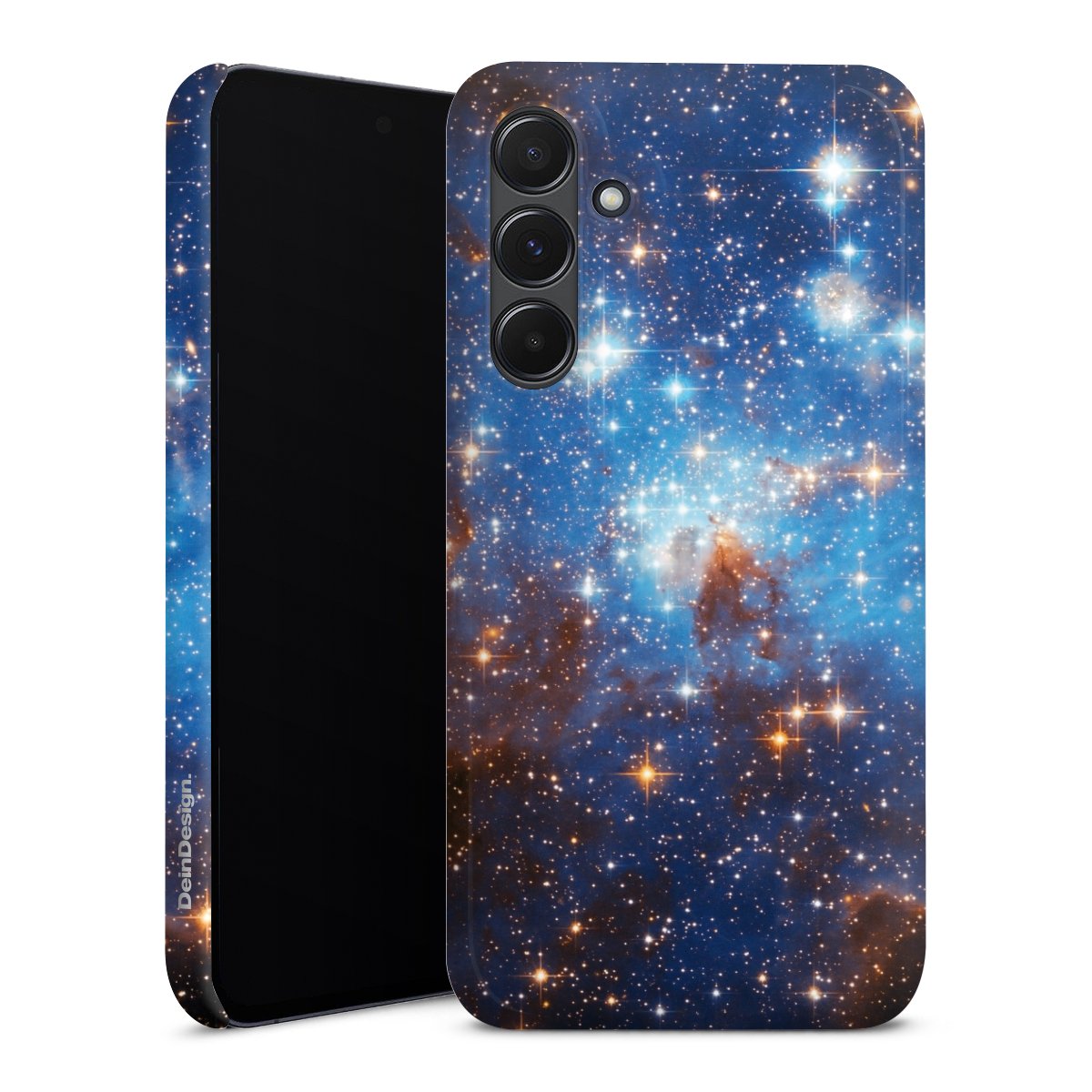 Galaxy A35 5G Handy Premium Case Smartphone Handyhülle Schutzhülle glänzend Star Weltall Galaxy Premium Case