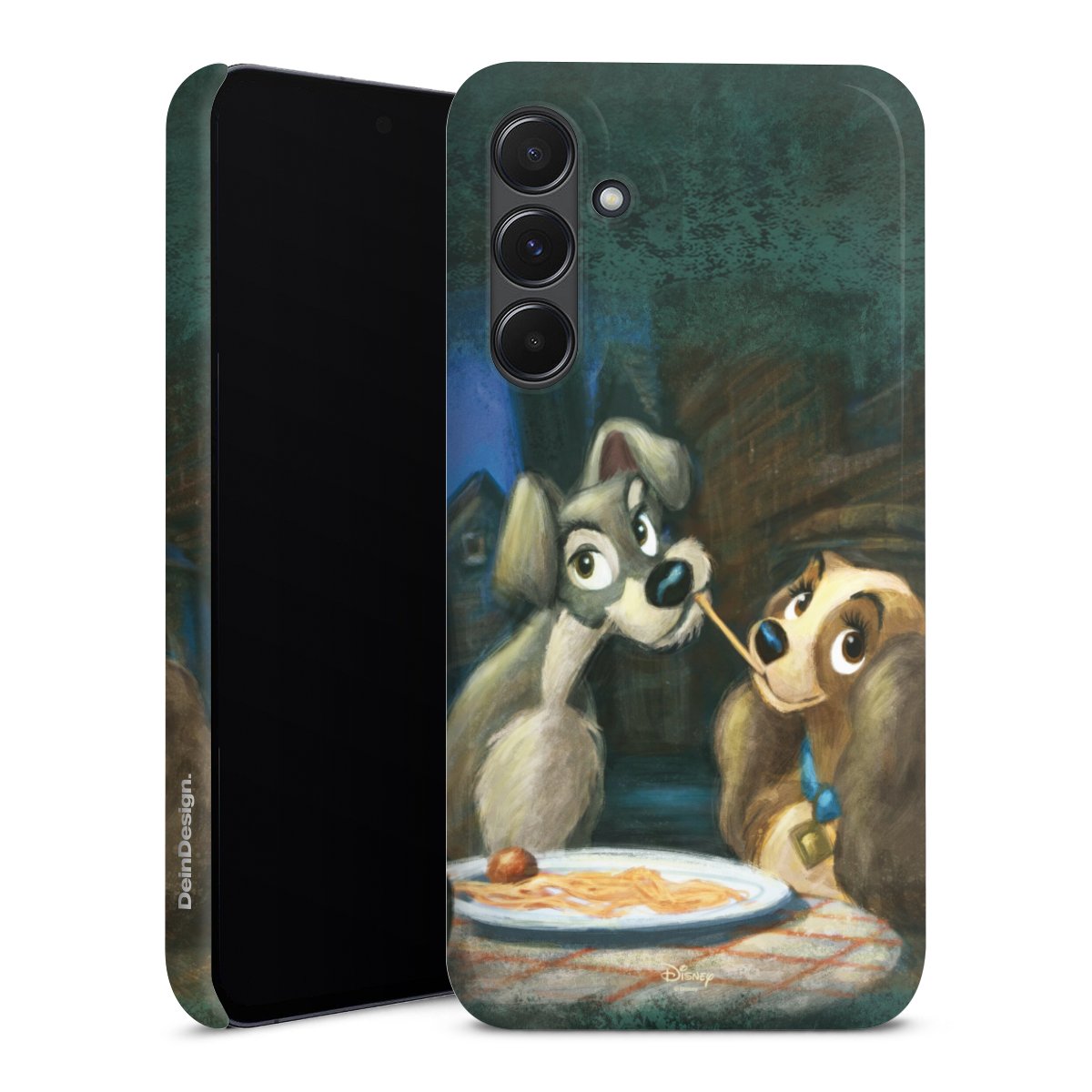 Galaxy A35 5G Handy Premium Case Smartphone Handyhülle Schutzhülle glänzend Lady And The Tramp Official Licensed Product Disney Premium Case