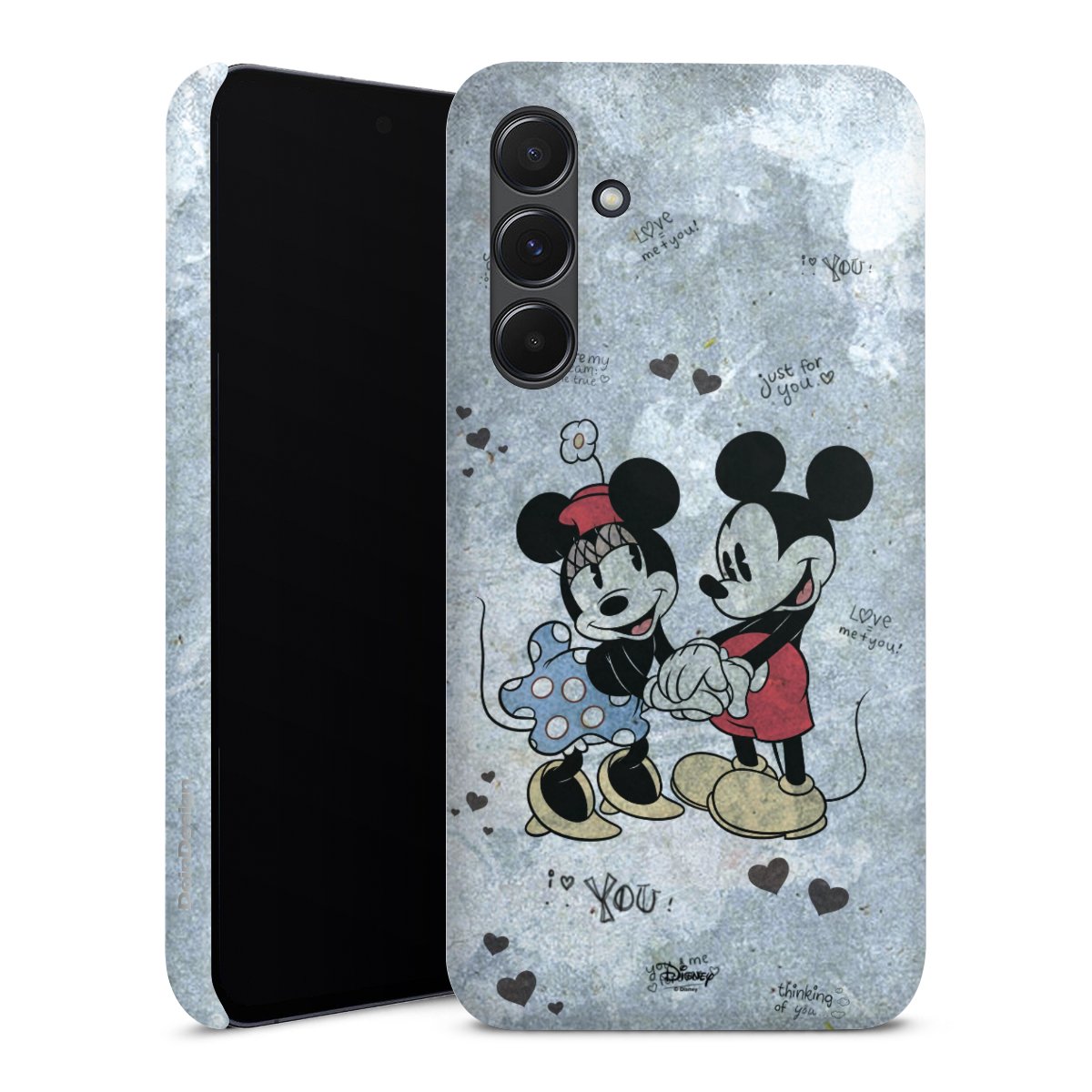 Galaxy A35 5G Handy Premium Case Smartphone Handyhülle Schutzhülle glänzend Mickey & Minnie Mouse Vintage Disney Premium Case