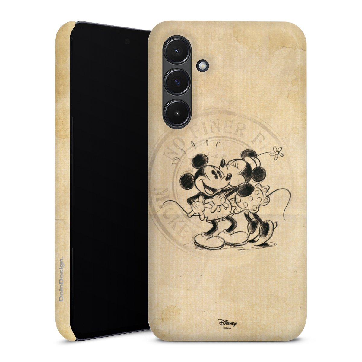 Galaxy A35 5G Handy Premium Case Smartphone Handyhülle Schutzhülle glänzend Mickey Mouse Vintage Minnie Mouse Premium Case