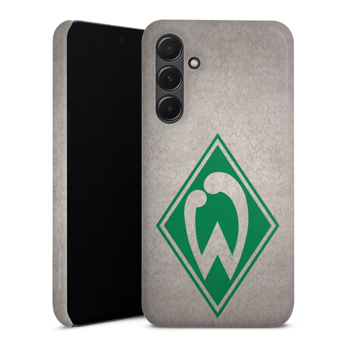 Galaxy A35 5G Handy Premium Case Smartphone Handyhülle Schutzhülle glänzend Sv Werder Bremen Concrete Official Licensed Product Premium Case