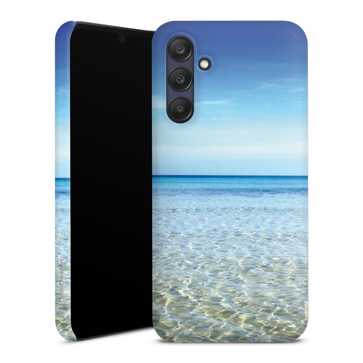 Galaxy A25 5G Handy Premium Case Smartphone Handyhülle Schutzhülle matt Urlaub Sky Ocean Premium Case