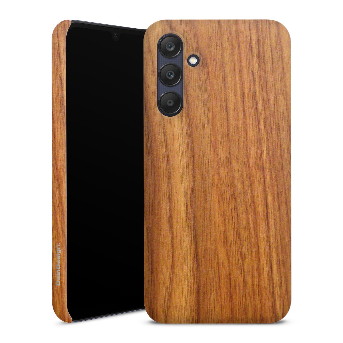 Galaxy A25 5G Handy Premium Case Smartphone Handyhülle Schutzhülle matt Wood Larch Wooden Look Premium Case