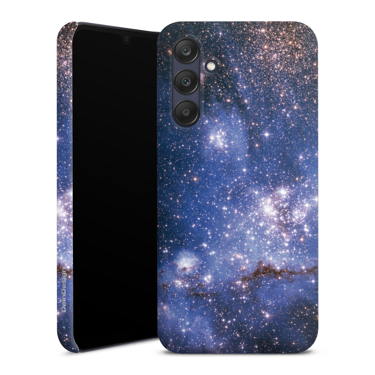 Galaxy A25 5G Handy Premium Case Smartphone Handyhülle Schutzhülle matt Weltall Galaxy Weltraum Premium Case