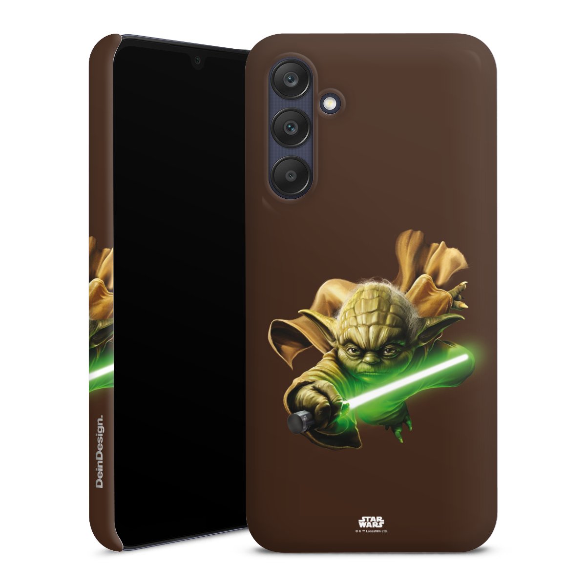 Galaxy A25 5G Handy Premium Case Smartphone Handyhülle Schutzhülle matt Yoda Merchandise Star Wars Premium Case