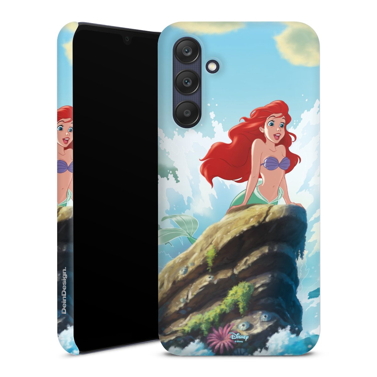 Galaxy A25 5G Handy Premium Case Smartphone Handyhülle Schutzhülle matt Mermaid Arielle Die Meerjungfrau Official Licensed Product Premium Case