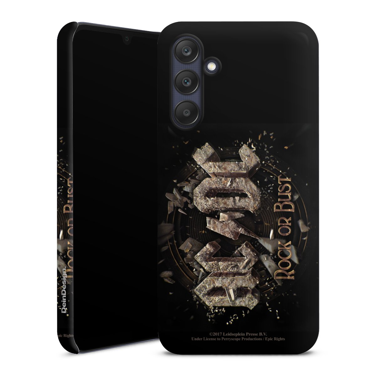 Galaxy A25 5G Handy Premium Case Smartphone Handyhülle Schutzhülle matt Acdc Official Licensed Product Rock Or Bust Premium Case