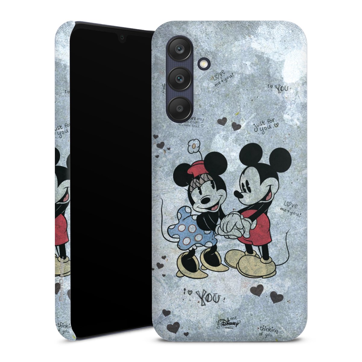 Galaxy A25 5G Handy Premium Case Smartphone Handyhülle Schutzhülle matt Mickey & Minnie Mouse Vintage Disney Premium Case