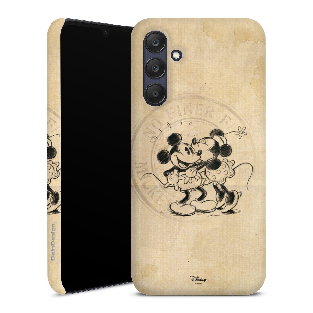 Galaxy A25 5G Handy Premium Case Smartphone Handyhülle Schutzhülle matt Mickey Mouse Vintage Minnie Mouse Premium Case