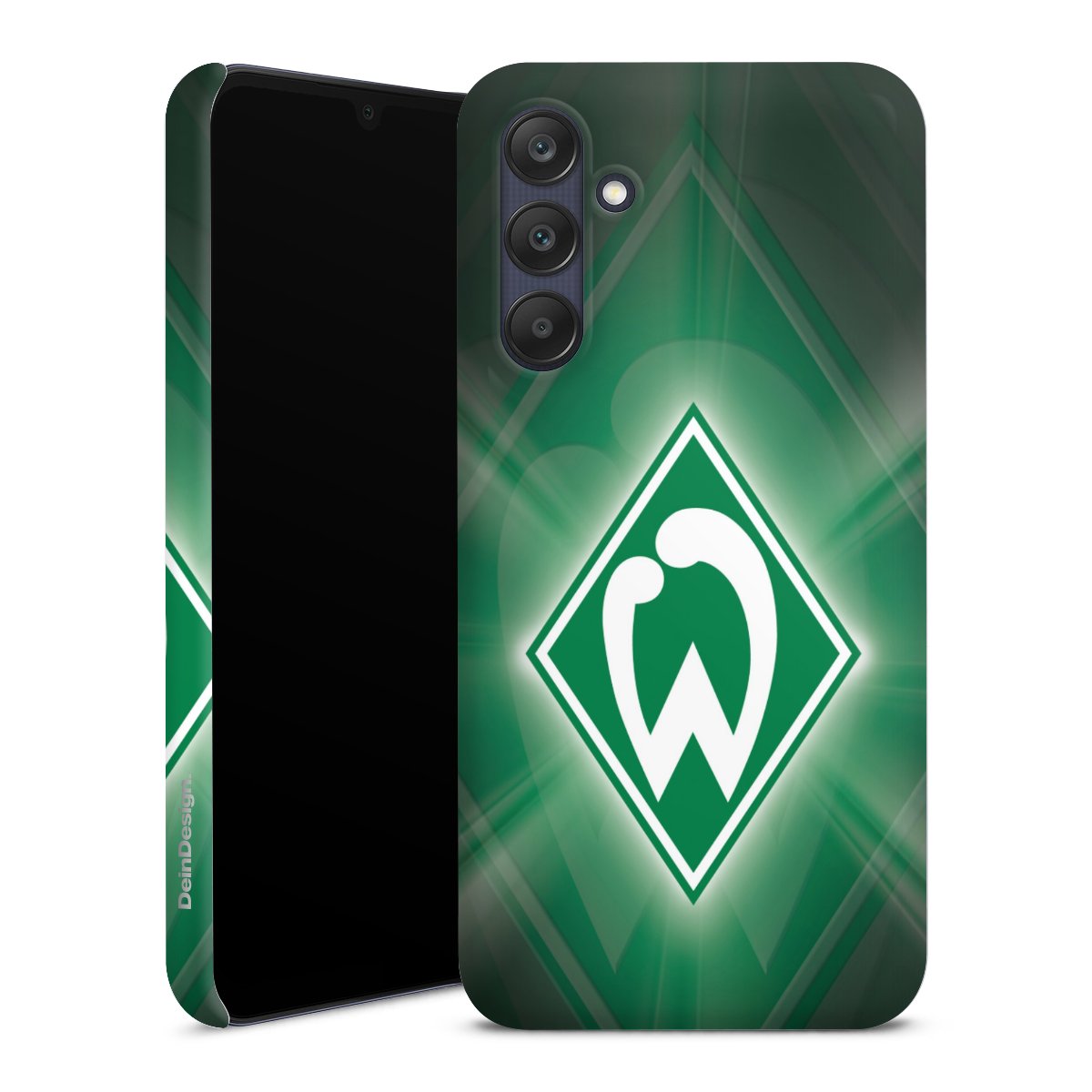 Galaxy A25 5G Handy Premium Case Smartphone Handyhülle Schutzhülle matt Sv Werder Bremen Official Licensed Product Coat Of Arms Premium Case