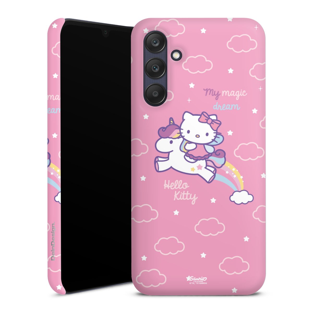 Galaxy A25 5G Handy Premium Case Smartphone Handyhülle Schutzhülle matt Einhorn Official Licensed Product Hello Kitty Premium Case