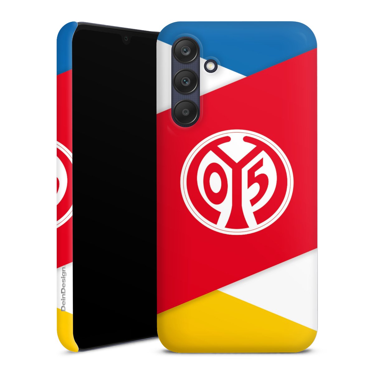 Galaxy A25 5G Handy Premium Case Smartphone Handyhülle Schutzhülle matt Official Licensed Product Soccer 1. Fsv Mainz 05 E.V. Premium Case