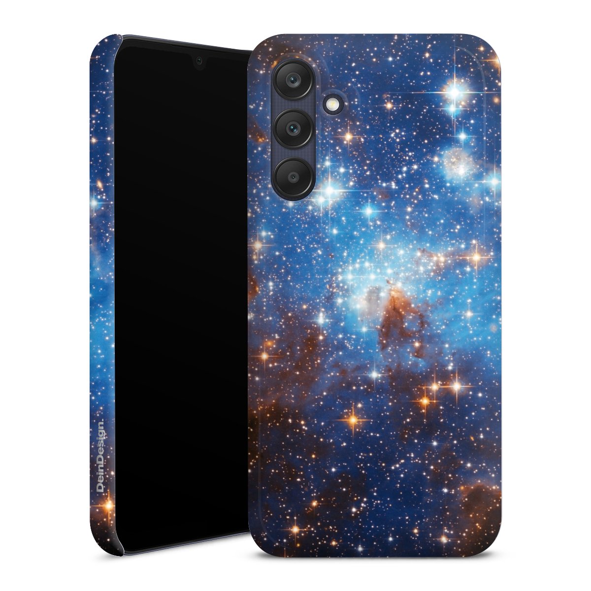 Galaxy A25 5G Handy Premium Case Smartphone Handyhülle Schutzhülle glänzend Star Weltall Galaxy Premium Case