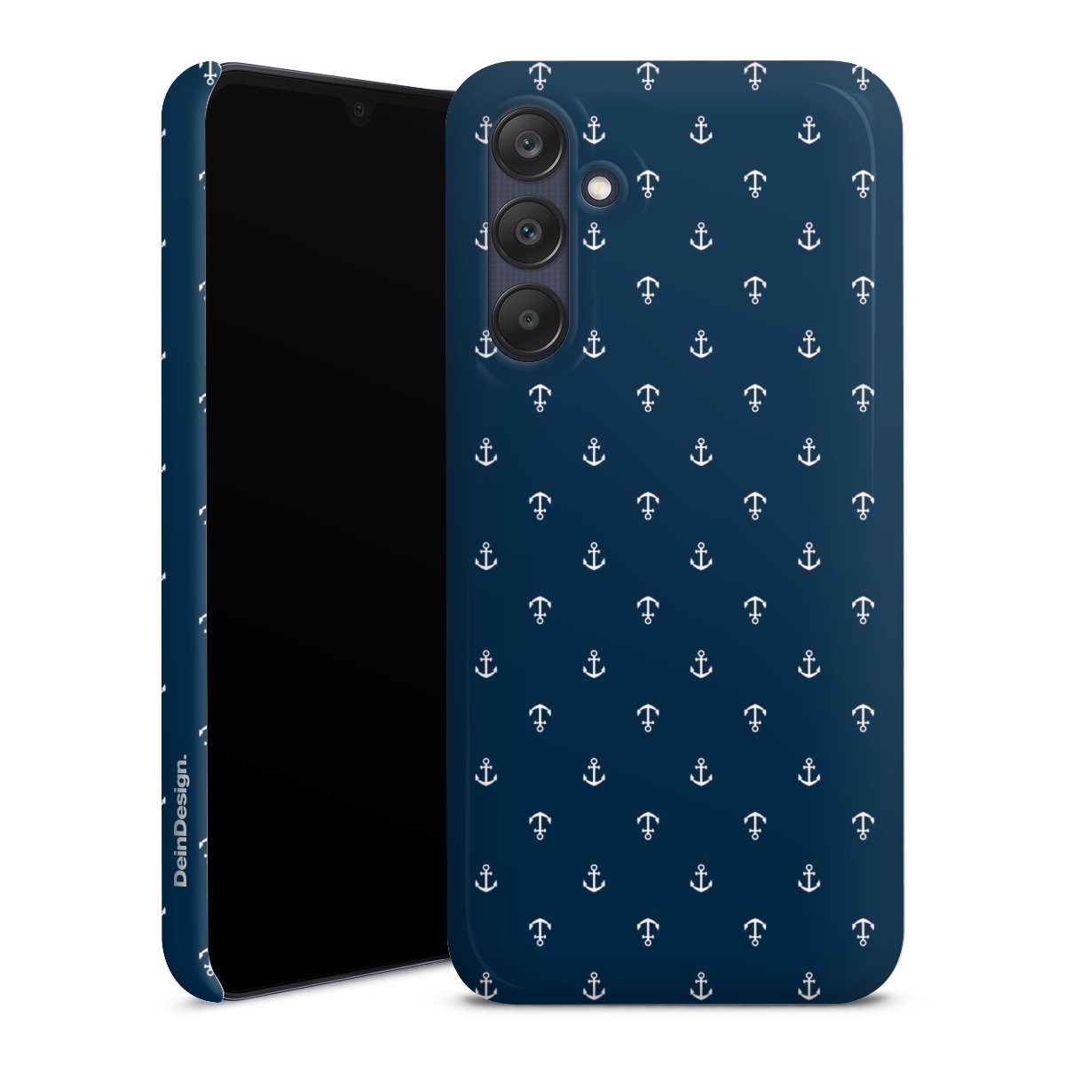 Galaxy A25 5G Handy Premium Case Smartphone Handyhülle Schutzhülle glänzend Muster Anchor Sail Premium Case