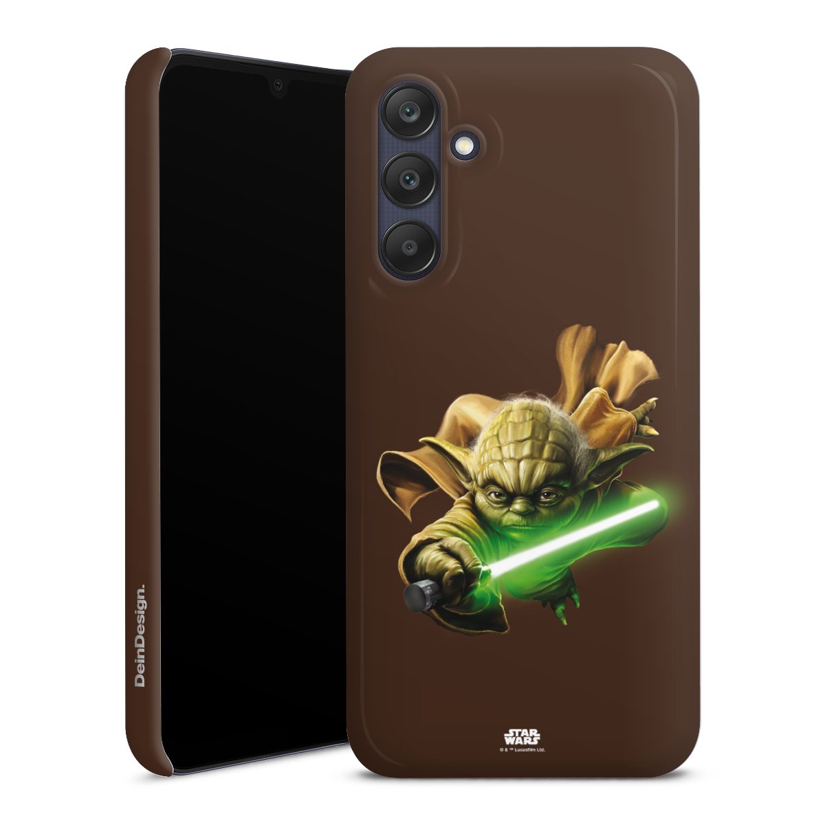 Galaxy A25 5G Handy Premium Case Smartphone Handyhülle Schutzhülle glänzend Yoda Merchandise Star Wars Premium Case