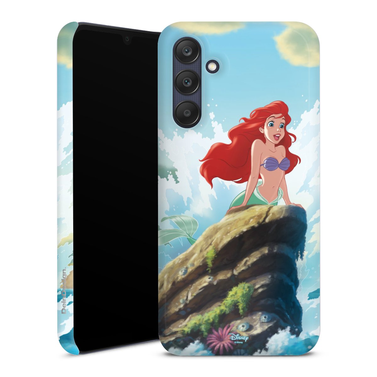 Galaxy A25 5G Handy Premium Case Smartphone Handyhülle Schutzhülle glänzend Mermaid Arielle Die Meerjungfrau Official Licensed Product Premium Case