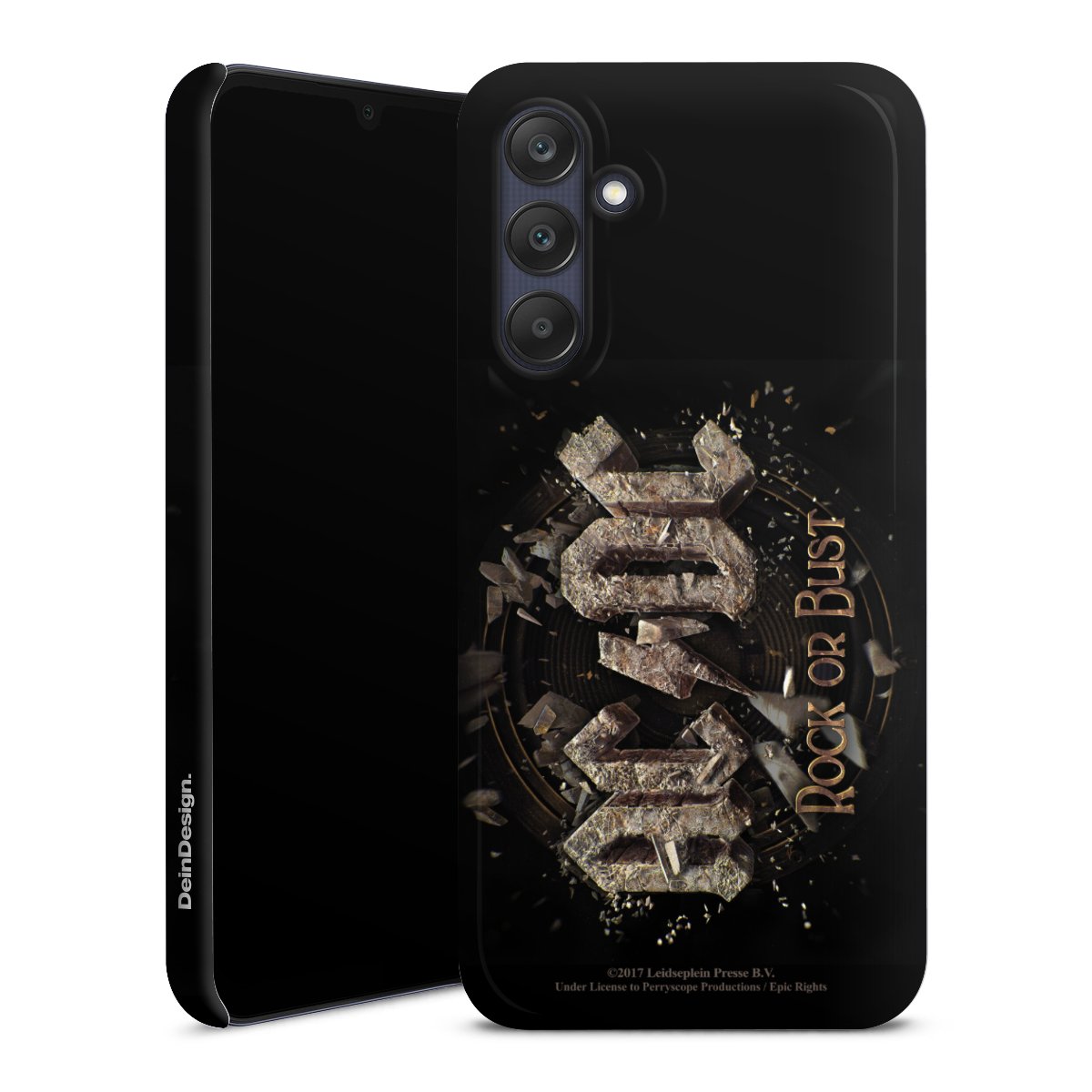 Galaxy A25 5G Handy Premium Case Smartphone Handyhülle Schutzhülle glänzend Acdc Official Licensed Product Rock Or Bust Premium Case