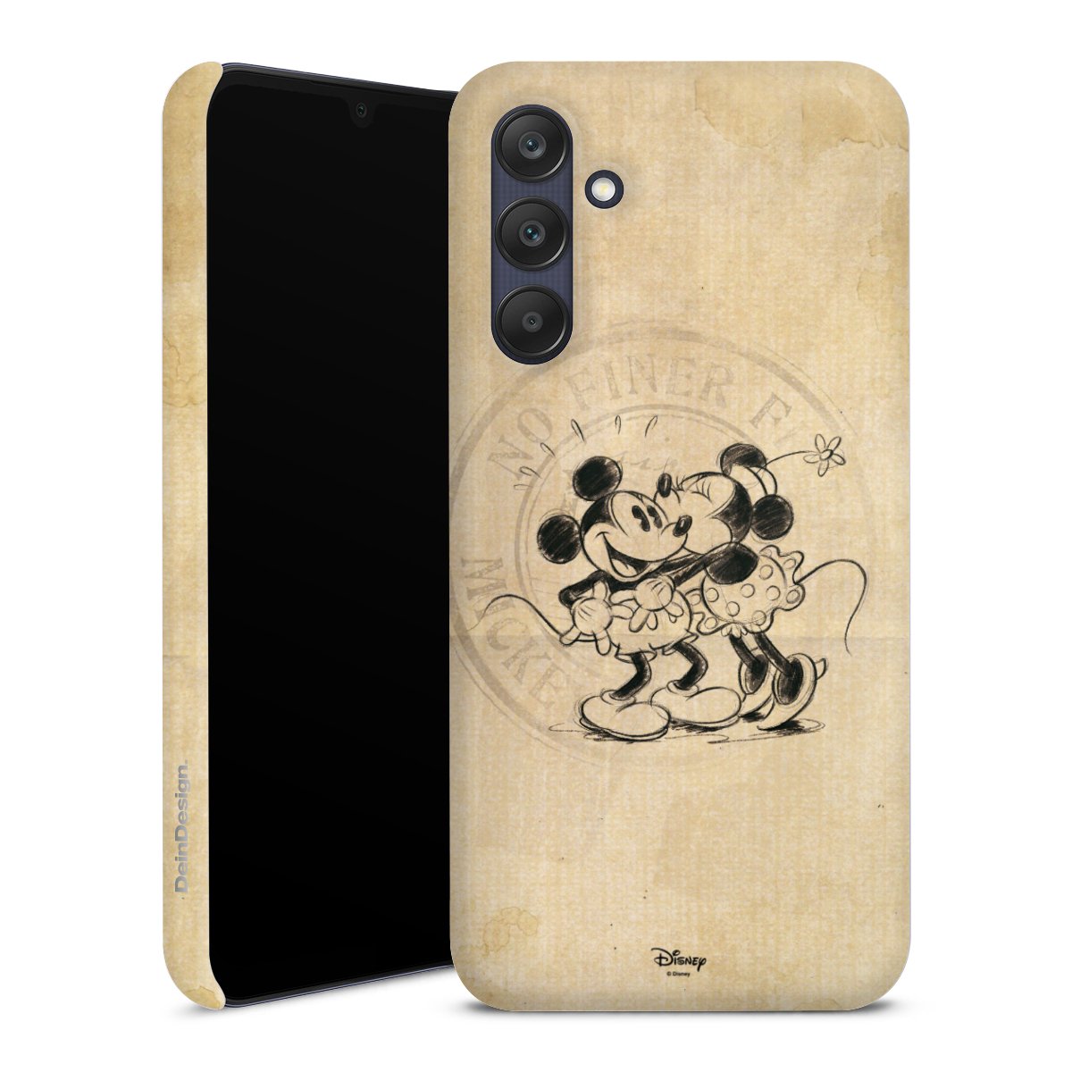 Galaxy A25 5G Handy Premium Case Smartphone Handyhülle Schutzhülle glänzend Mickey Mouse Vintage Minnie Mouse Premium Case