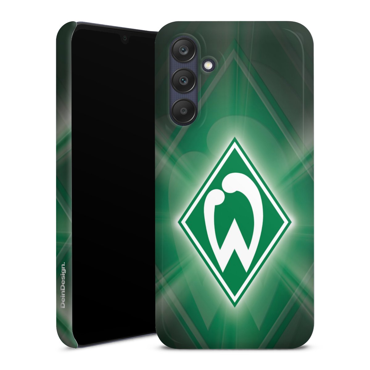 Galaxy A25 5G Handy Premium Case Smartphone Handyhülle Schutzhülle glänzend Sv Werder Bremen Official Licensed Product Coat Of Arms Premium Case