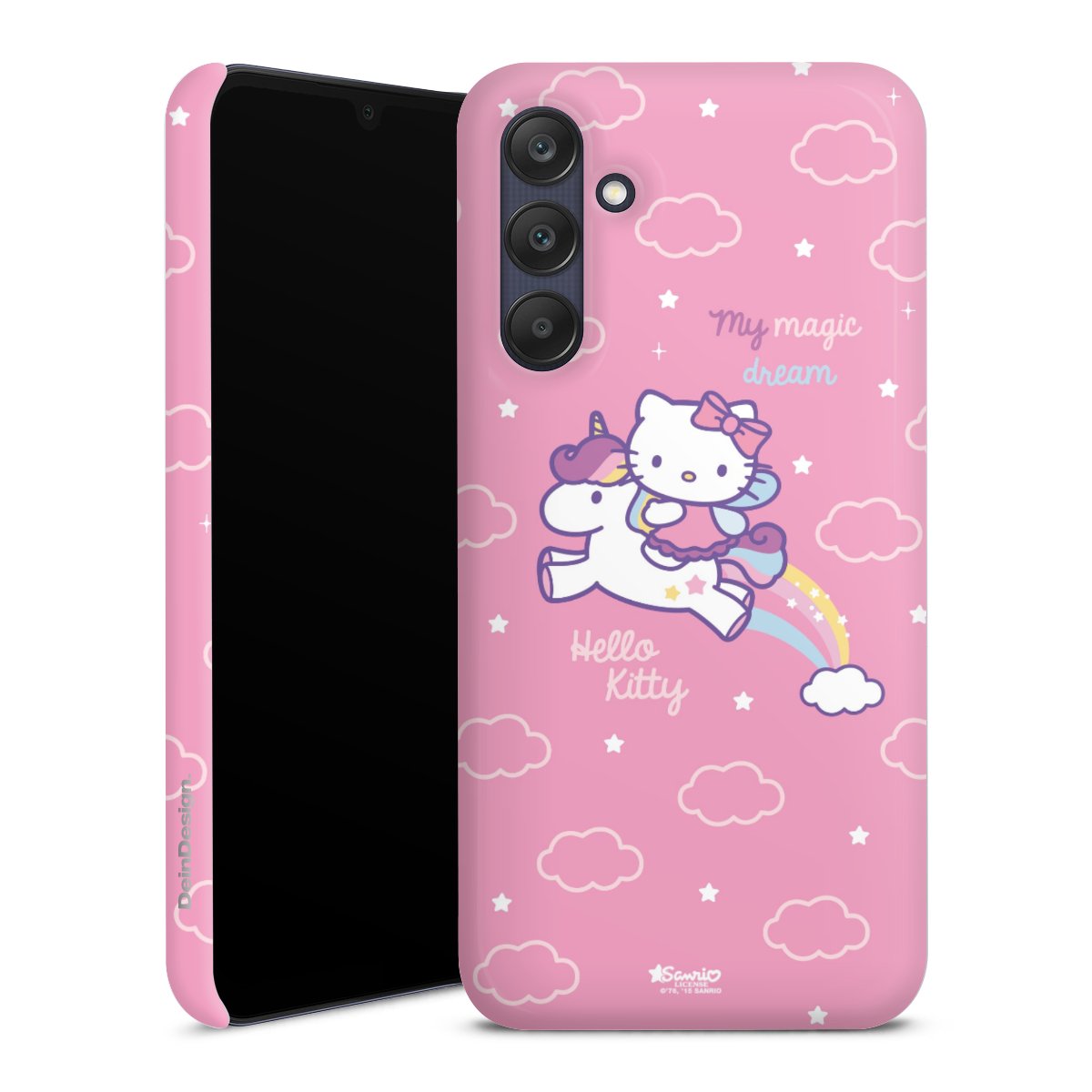 Galaxy A25 5G Handy Premium Case Smartphone Handyhülle Schutzhülle glänzend Einhorn Official Licensed Product Hello Kitty Premium Case