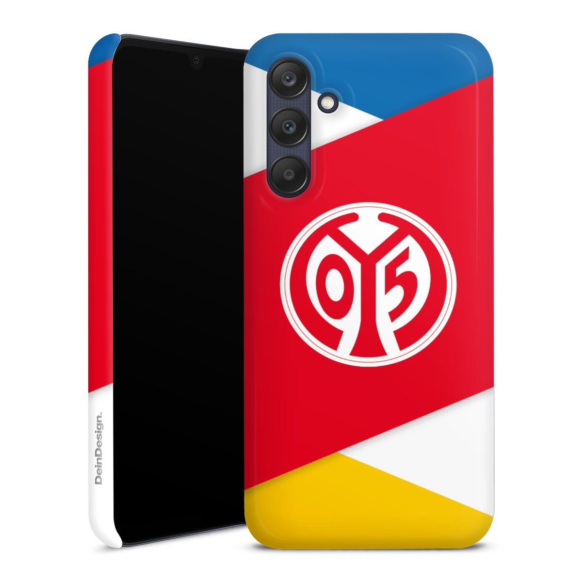 Galaxy A25 5G Handy Premium Case Smartphone Handyhülle Schutzhülle glänzend Official Licensed Product Soccer 1. Fsv Mainz 05 E.V. Premium Case