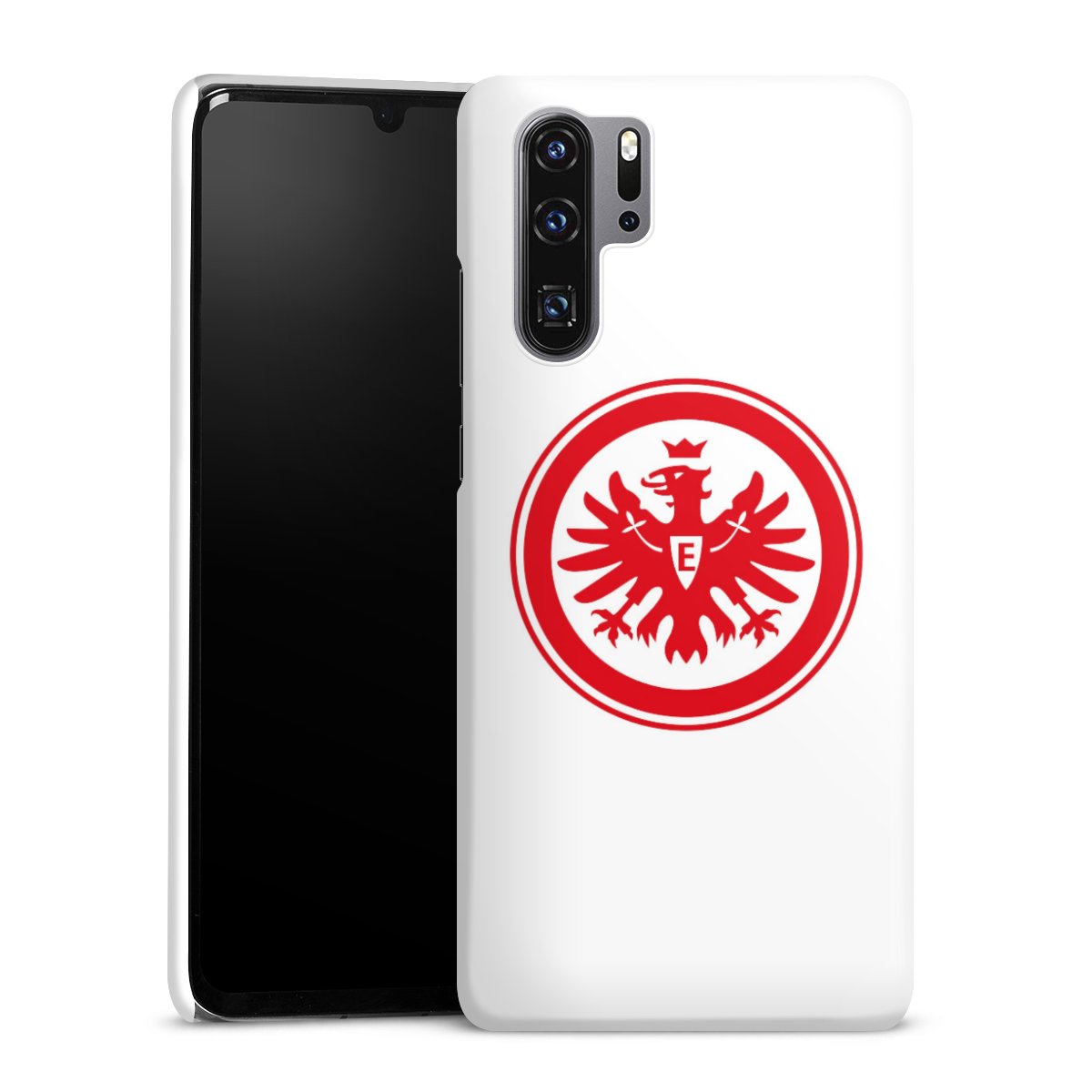 Huawei P30 Pro Handy Premium Case Smartphone Handyhülle Schutzhülle glänzend Sge Eintracht Frankfurt Official Licensed Product Premium Case