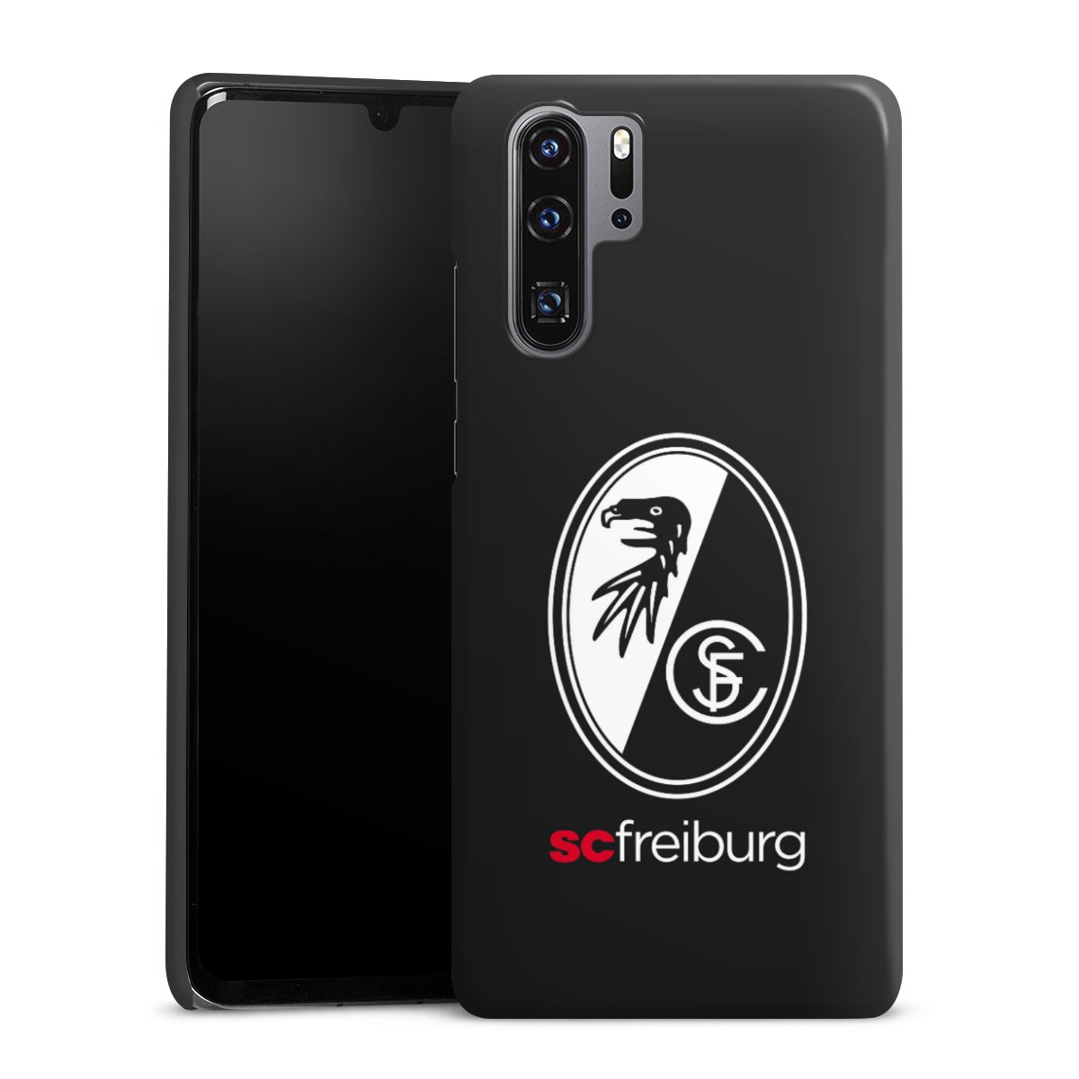 Huawei P30 Pro Handy Premium Case Smartphone Handyhülle Schutzhülle glänzend Official Licensed Product Sc Freiburg Coat Of Arms Premium Case