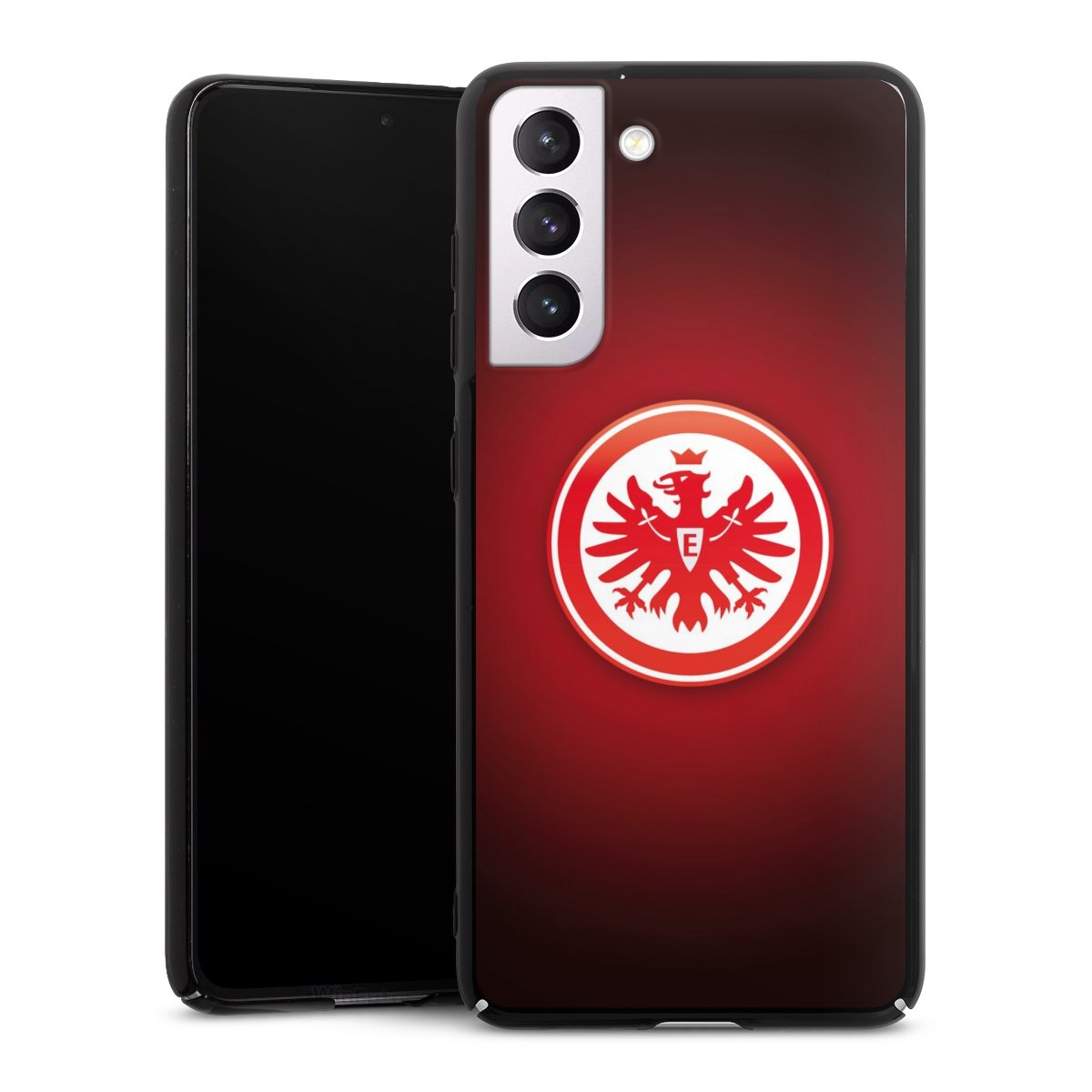 Galaxy S21 FE 5G Handy Hard Case Schutzhülle schwarz Smartphone Backcover Eintracht Frankfurt Official Licensed Product Coat Of Arms Hard Case