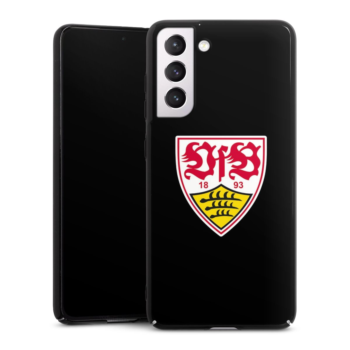 Galaxy S21 FE 5G Handy Hard Case Schutzhülle schwarz Smartphone Backcover Vfb Stuttgart Official Licensed Product Coat Of Arms Hard Case