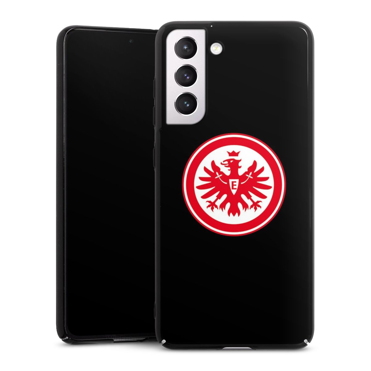 Galaxy S21 FE 5G Handy Hard Case Schutzhülle schwarz Smartphone Backcover Eintracht Frankfurt Sge Eagle Hard Case