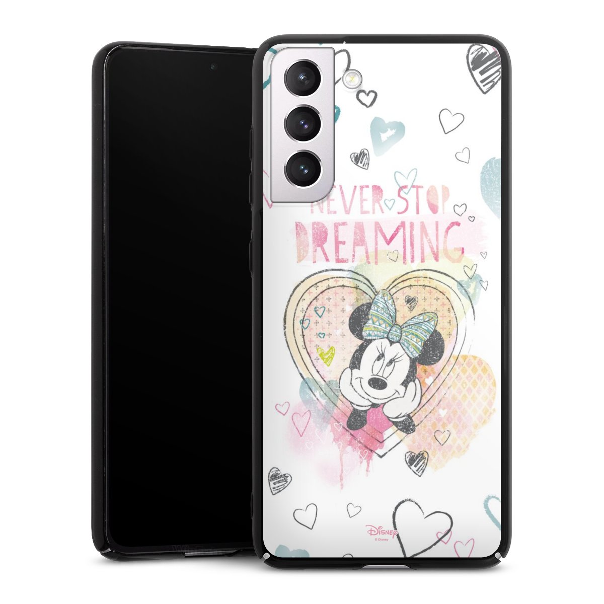 Galaxy S21 FE 5G Handy Hard Case Schutzhülle schwarz Smartphone Backcover Disney Official Licensed Product Minnie Mouse Hard Case