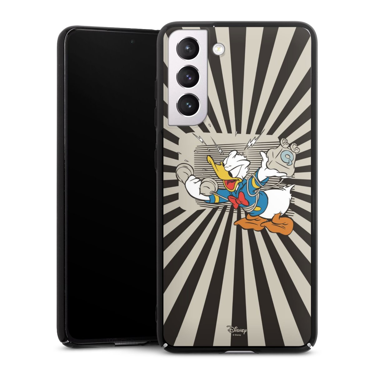 Galaxy S21 FE 5G Handy Hard Case Schutzhülle schwarz Smartphone Backcover Donald Duck Disney Official Licensed Product Hard Case