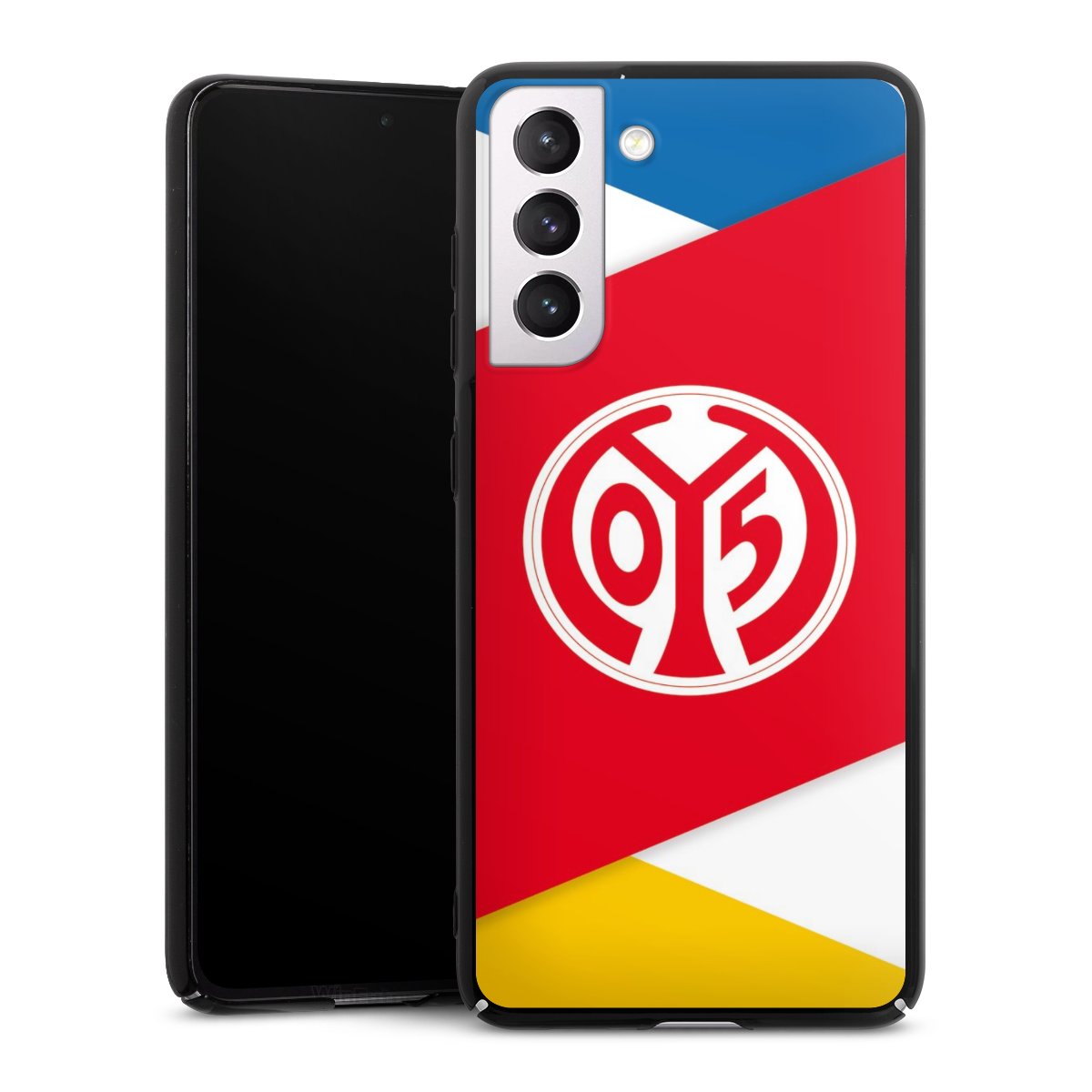 Galaxy S21 FE 5G Handy Hard Case Schutzhülle schwarz Smartphone Backcover Official Licensed Product Soccer 1. Fsv Mainz 05 E.V. Hard Case