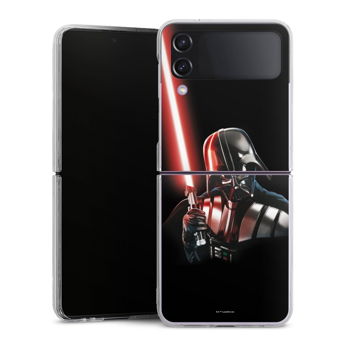 Galaxy Z Flip 4 Handy Hard Case Schutzhülle transparent Smartphone Handy Hülle Star Wars Merchandise Darth Vader Hard Case