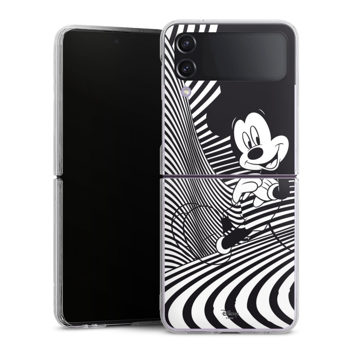 Galaxy Z Flip 4 Handy Hard Case Schutzhülle transparent Smartphone Handy Hülle Disney Official Licensed Product Mickey Mouse Hard Case