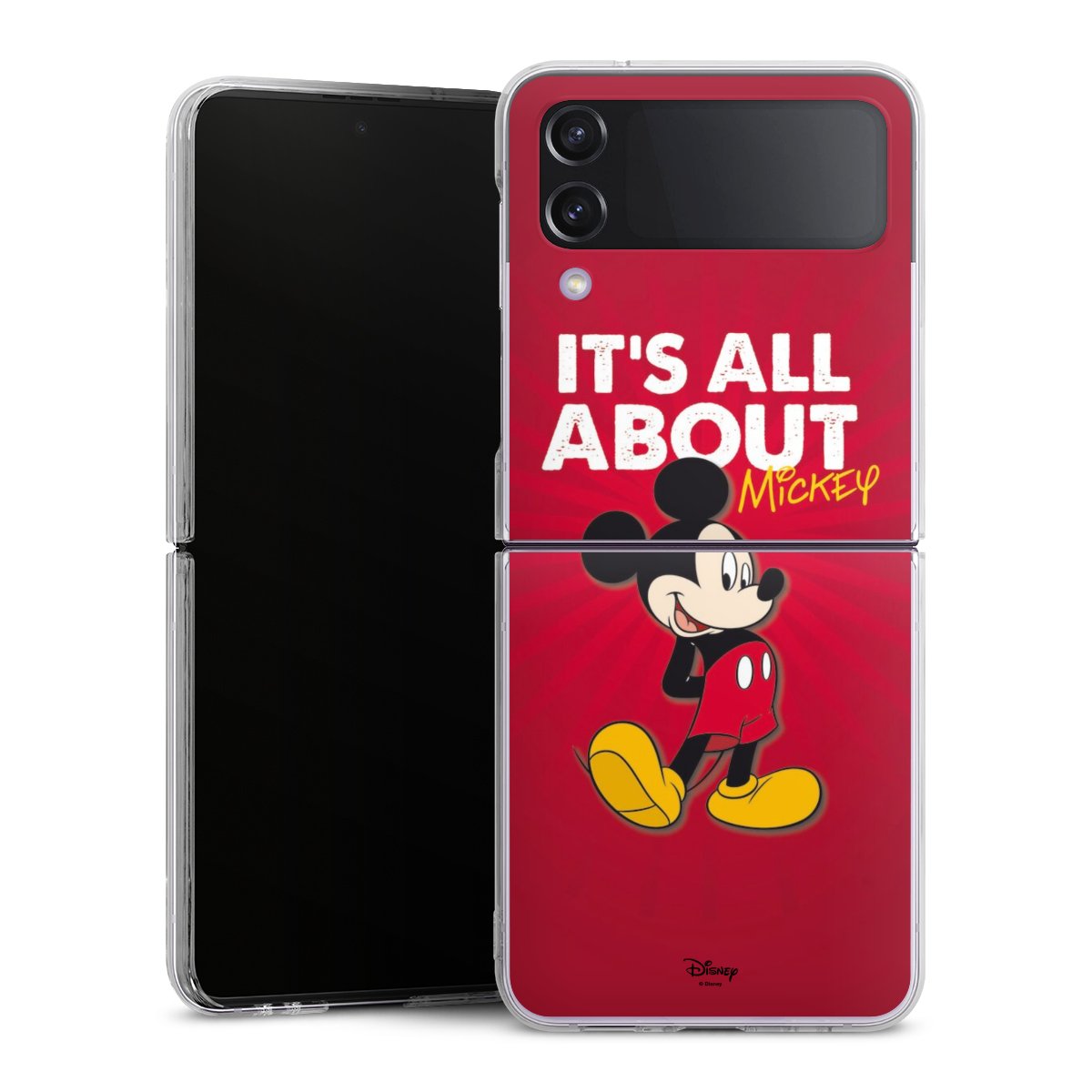 Galaxy Z Flip 4 Handy Hard Case Schutzhülle transparent Smartphone Handy Hülle Mouse Disney Official Licensed Product Hard Case