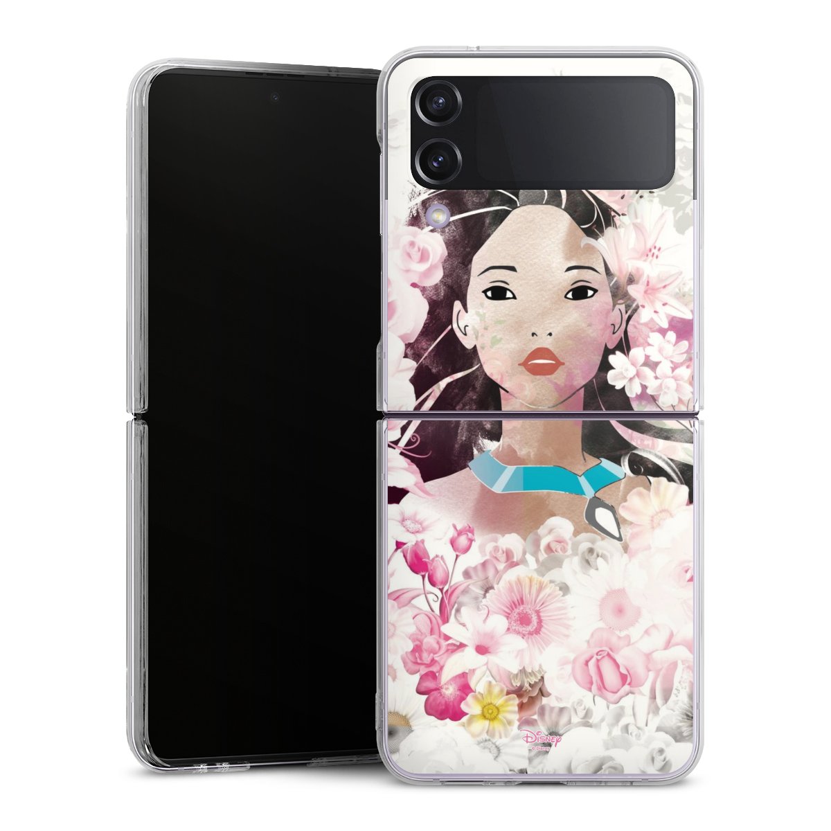 Galaxy Z Flip 4 Handy Hard Case Schutzhülle transparent Smartphone Handy Hülle Pocahontas Official Licensed Product Disney Hard Case