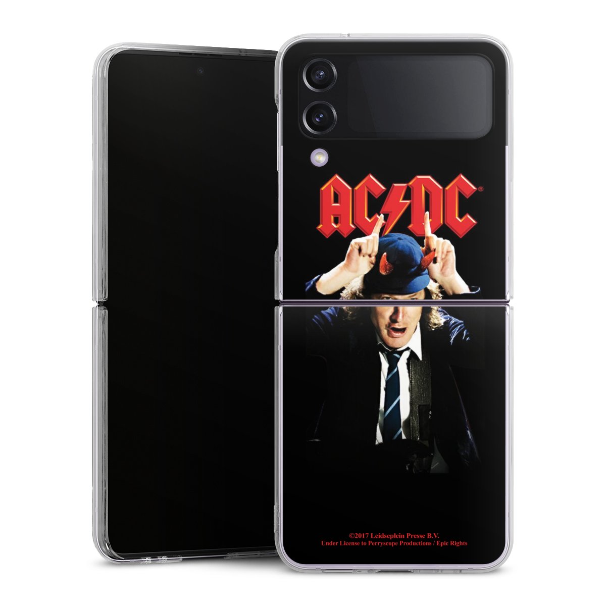 Galaxy Z Flip 4 Handy Hard Case Schutzhülle transparent Smartphone Handy Hülle Merchandise Acdc Riverplate Hard Case