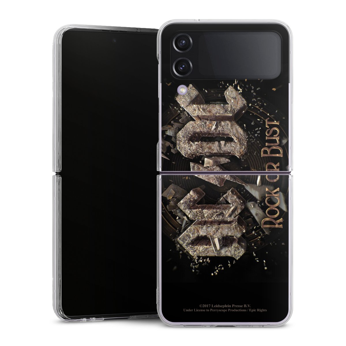 Galaxy Z Flip 4 Handy Hard Case Schutzhülle transparent Smartphone Handy Hülle Acdc Official Licensed Product Rock Or Bust Hard Case