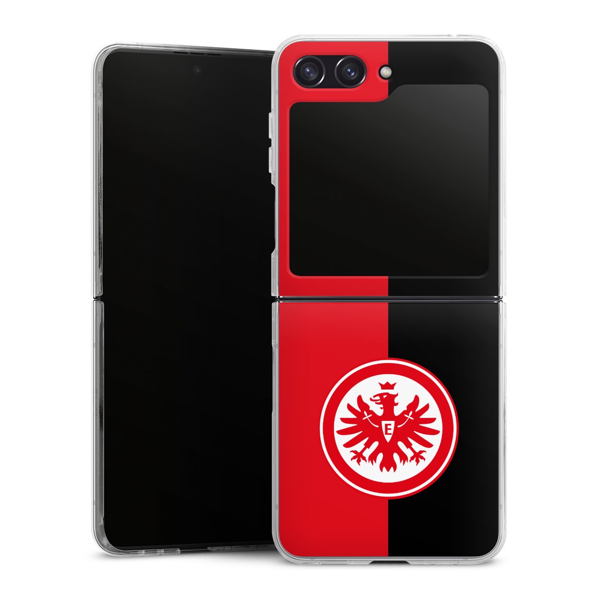 Galaxy Z Flip 5 Handy Hard Case Schutzhülle transparent Smartphone Handy Hülle Official Licensed Product Eintracht Frankfurt Sge Hard Case