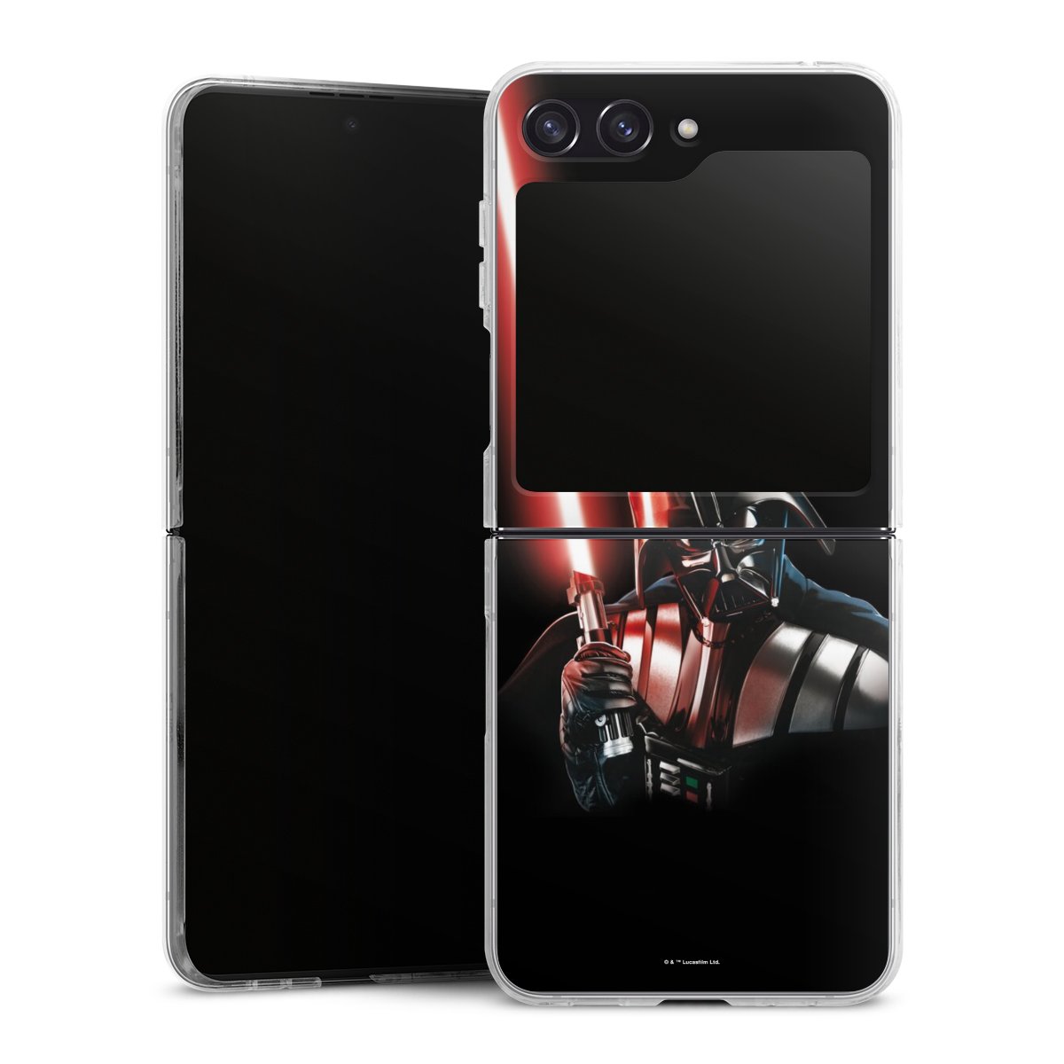 Galaxy Z Flip 5 Handy Hard Case Schutzhülle transparent Smartphone Handy Hülle Star Wars Merchandise Darth Vader Hard Case