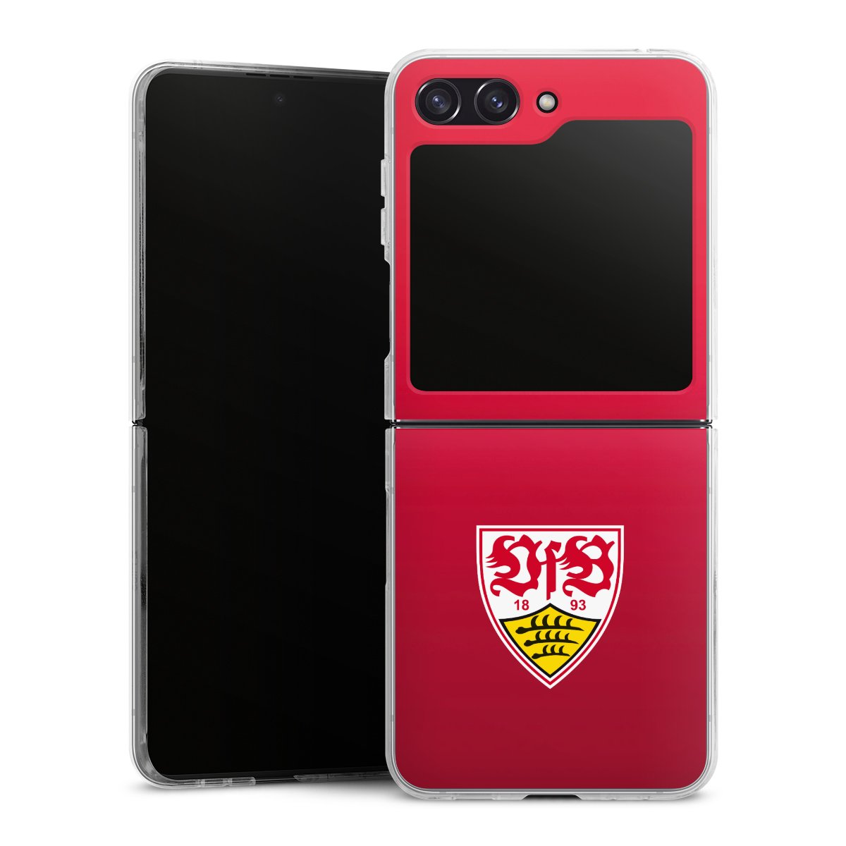 Galaxy Z Flip 5 Handy Hard Case Schutzhülle transparent Smartphone Handy Hülle Official Licensed Product Vfb Stuttgart Hard Case