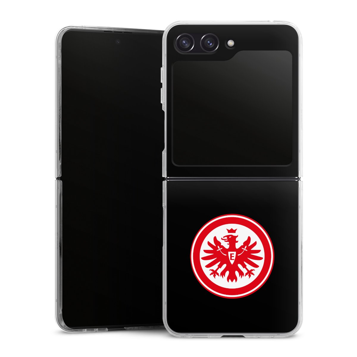 Galaxy Z Flip 5 Handy Hard Case Schutzhülle transparent Smartphone Handy Hülle Eintracht Frankfurt Sge Eagle Hard Case